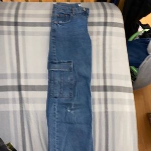 Zara Cargo Jeans Girls size 13-14